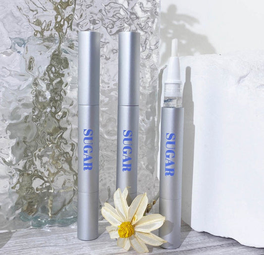 SUGAR Pack of 3 Enamel-Safe Whitening Gel Pens – Extra Strength stain remover for a brighter, whiter smile
