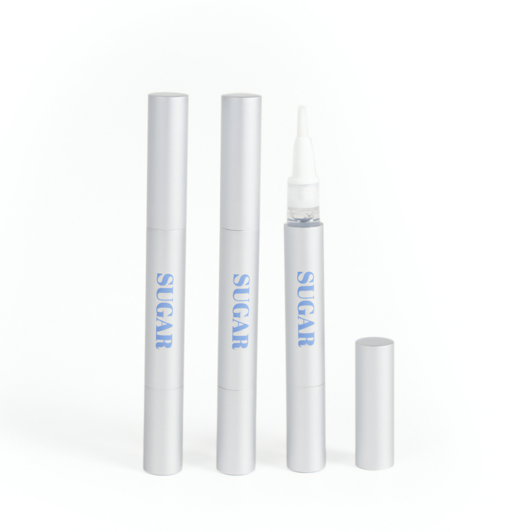 SUGAR Pack of 3 Enamel-Safe Whitening Gel Pens – Extra Strength stain remover for a brighter, whiter smile