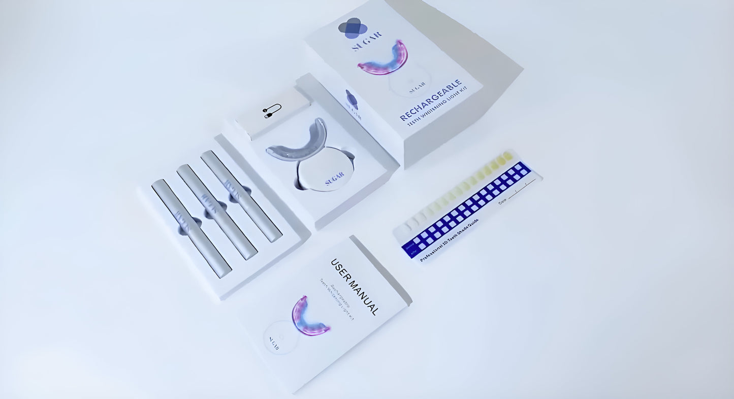 Transform Your Smile with Our Wireless Dentist-Developed Whitening Kit!