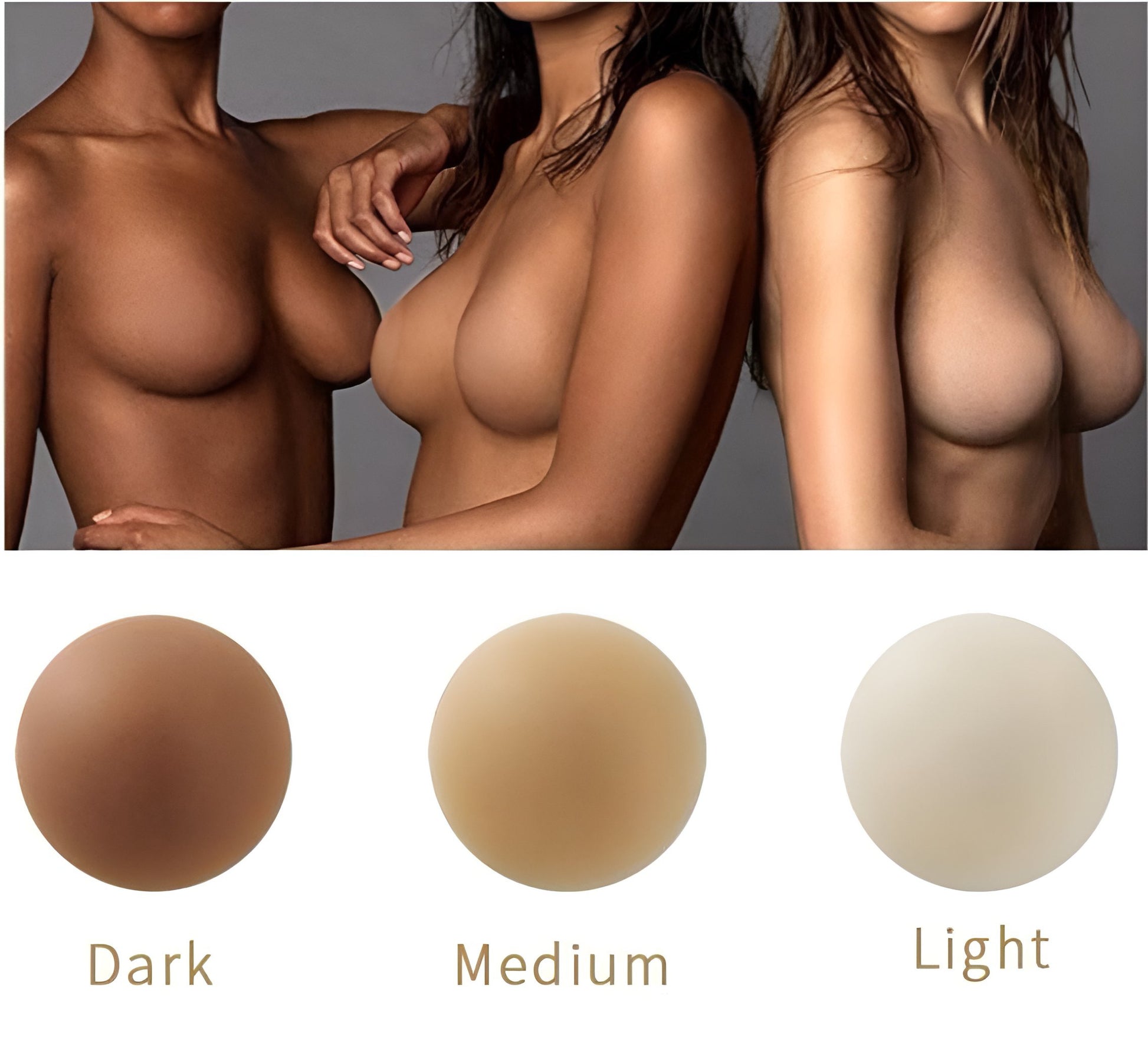 SUGAR Discrete Nipple Covers – Invisible and comfortable for a smooth look under clothes
